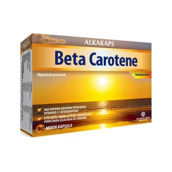 Alkakaps Beta Carotene 90 capsules