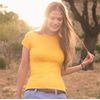 Basic T-Shirt "Valueweight" for Women Colour White Size L