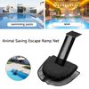 2 Pack Critter Escape Ramp, Animal Saving Pool Ramp - Black