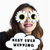 Pretty White Daisies Sunglasses