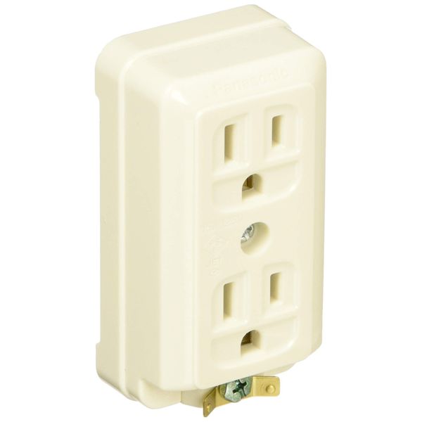 Panasonic WK3005 Ground Double Outlet with Ground Terminal 125V