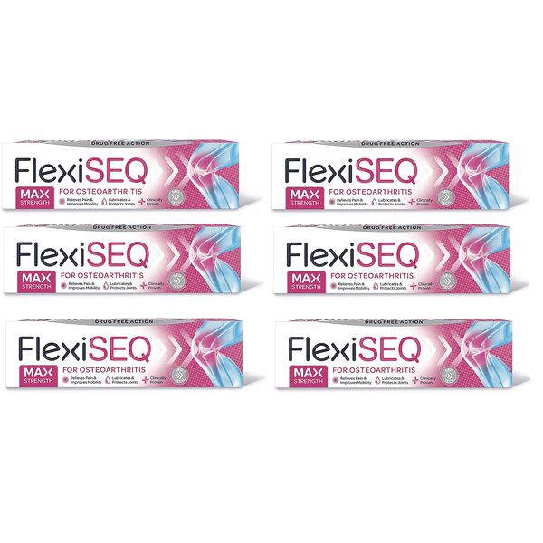 FLEXISEQ 50G GEL *** 6PK BUNDLE DEAL **** (Pain associated with Osteoarthritis)