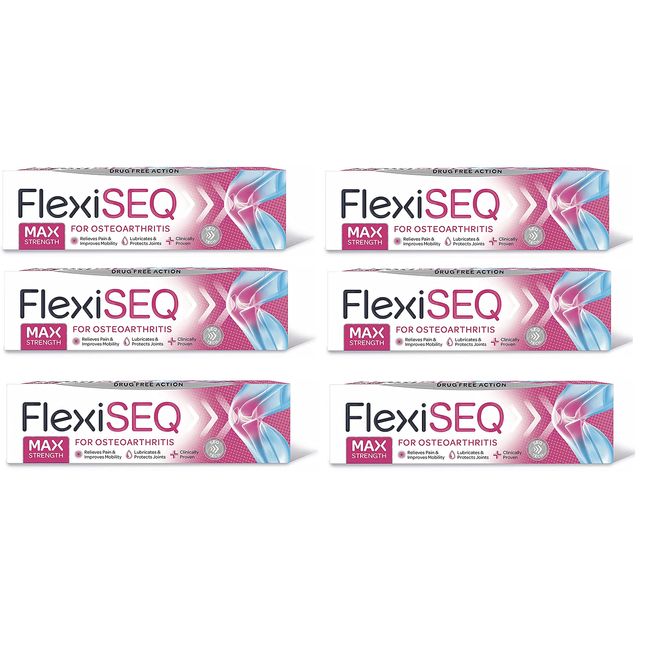 FLEXISEQ 50G GEL *** 6PK BUNDLE DEAL **** (Pain associated with Osteoarthritis)