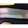 Pretty Navy Blue with White Polka Dot Pattern 43cm Approx Length, 32cm Approx Height, Large Knitting Bag
