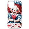 iPhone 12 mini Raggedy Ann Making Valentine's Day Cards Case