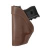 New Barsony Brown Leather Tuckable IWB Holster Compatible with Glock 42 Right