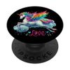 Always Choose Love Rainbow Unicorn Magic PopSockets Adhesive PopGrip