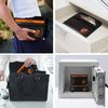 2 PACK Small Fireproof Document Bag Money Bag for Cash with Waterproof Zipper