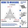 Royal Shade 20' x 20' x 20' Sand Beige Triangle Sun Shade Sail Order to Make RTAPT12, UPF50+ 95% UV Blockage, 200GSM Commercial Standard Heavy Duty, 3 Years Warranty (We Make Custom Size)