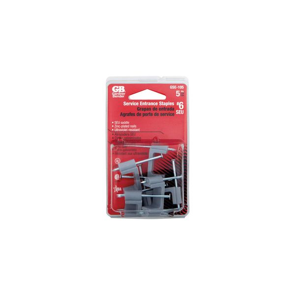 GARDNER BENDER INC, Grey, GSE-105 Cable Staple, 30, One Size
