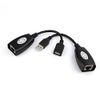 JsER USB Extension Extender Adapter up to 150ft Using Cat5 rj45 LAN Cable