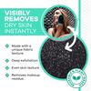 Dermasuri Deep Exfoliating Face Scrub and Body Scrub Mitt - Facial Exfoliator & Skin Cleanser - Part of the Best Skincare Kit for Women & Men - Cleanse Dead or Dry Skin - Face Exfoliation Tool
