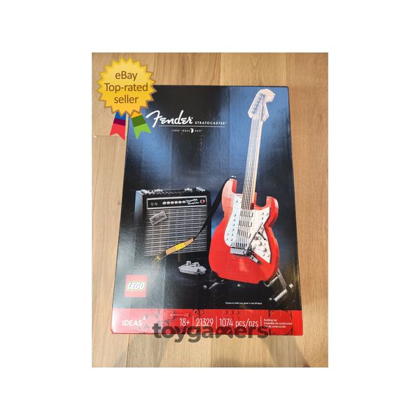 Lego Ideas Fender Stratocaster Guitar Amp Stand | 21329 | 1074 pcs Brand New