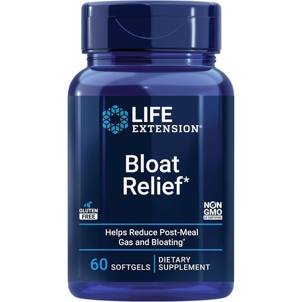 Life Extension Bloat Relief, 60 Softgels