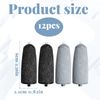 12Pcs Foot File Replacement Rollers for Flawless Pedi Include Extra Coarse & Fine Rollers Attachment Set,Roller Replacement Heads,Foot Grinder Roller Heads for Electronic Tool File Tool(Black & Gray)
