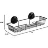 Adhesive Powerful Vacuum Suction Cups Shower Caddy Double Hooks Suction Cups Hoo