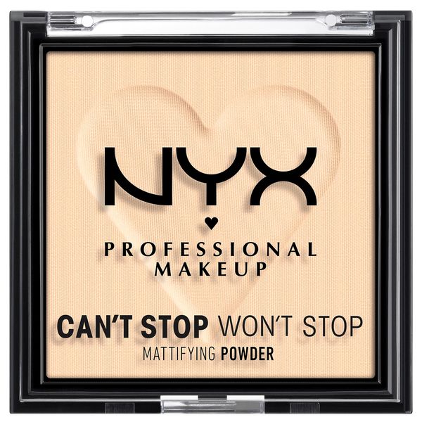 NYX Professional Makeup Can't Stop Won't Stop Mattifying Powder, Matte Finish, Fair