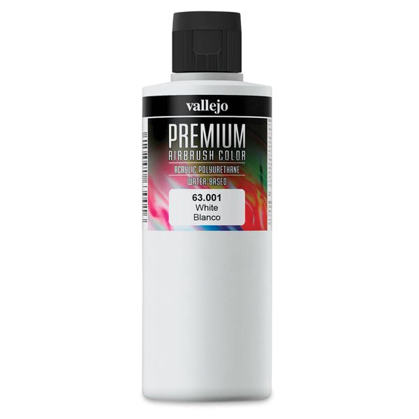 Vallejo VAL63001 Model Paint, White, 200 ml (Pack of 1)