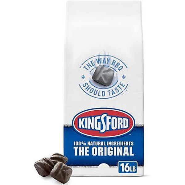 Kingsford Original Charcoal Briquettes, BBQ Charcoal for Grilling, 16lbs