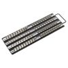 Sealey Ak271B Socket Rail Tray Black 1/4 3/8 and 1/2Sq Drive