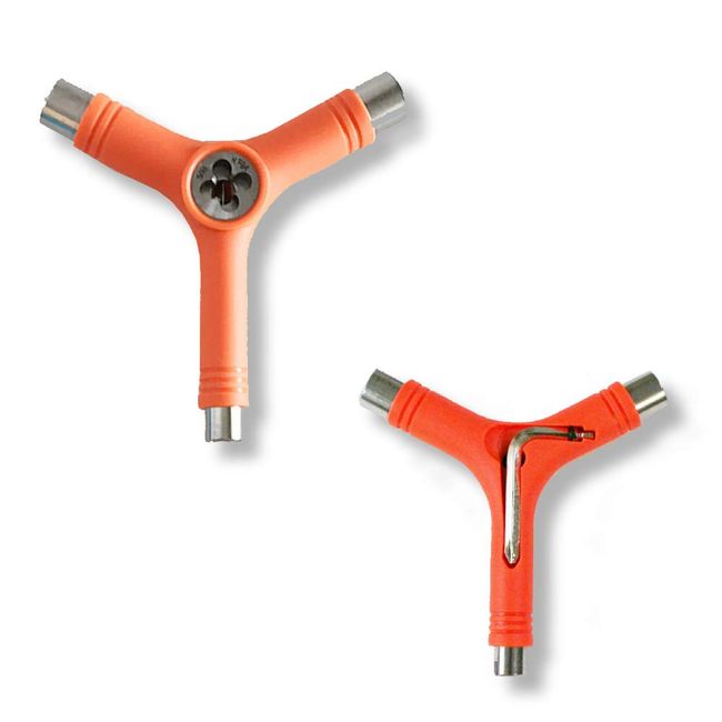 Heaven Skateboard Y-TOOL Multi-Skateboard Tool Y-Shaped Tool (Orange)