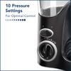 Waterpik Ultra Water Flosser, Black - 90+ Seconds of Flossing Time - 10 Pressure Settings, 360-Degree Tip Rotation - Includes Six Tips & Built-in Tip Storage