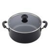 Farberware 12-Piece Easy Clean Nonstick Pots and Pans/Cookware Set, Black