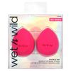 Makeup Sponge, Double Tap, Pink, 2 Pack