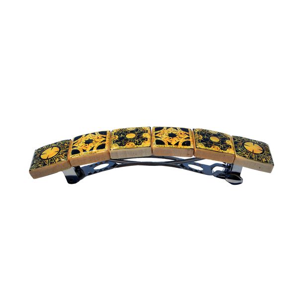 Lament Configuration Wooden Tile Hair Barrette - Hellraiser Inspired