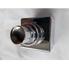 VICTORIA PLUMB Square Multi-Jet Chrome Adjustable Shower Head 2.5 Inch Wall Mount