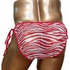 Men's Collection Thongs Zebra Red