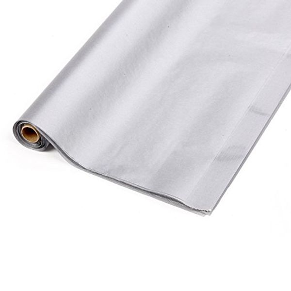 Metallic Gift Wrap Christmas Tissue Paper x 48 Sheets (Silver)