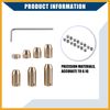 Partuto Brass Wheel Spoke Balance Weights Refill / 14pcs/Set/Gold Tone Replacement