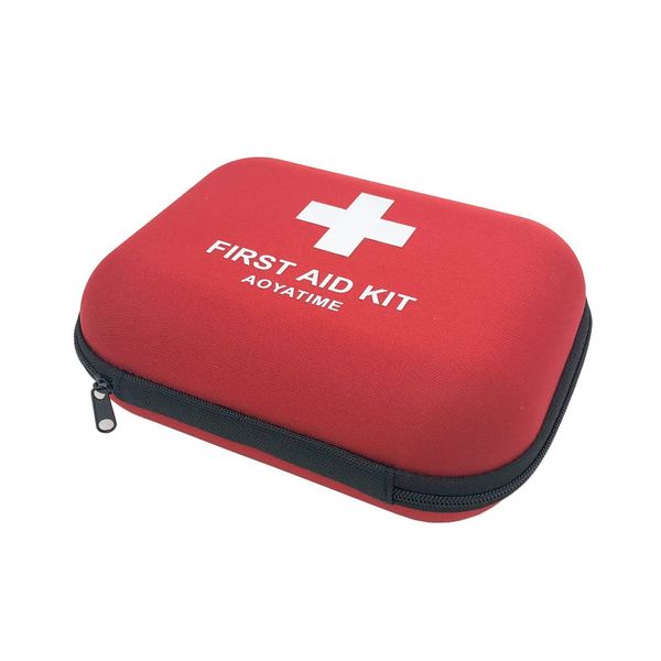 AOYATIME First Aid Set, Medical Pouch, First Aid Kit, Mini First Aid Bag, 2 Layers of Waterproof Separating Mesh, First Aid Kit, Medical Po, Portable First Aid Kit, Earthquake Prevention, Travel,