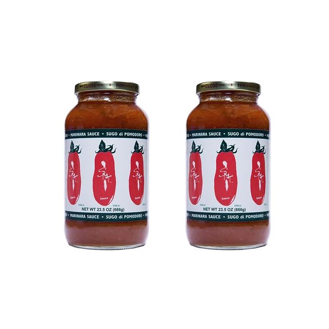 SMT San Merican Tomato Marinara Sauce - Marinara Pasta Sauce from Fully Ripened Tomatoes, 23.5 oz (Pack of 2)