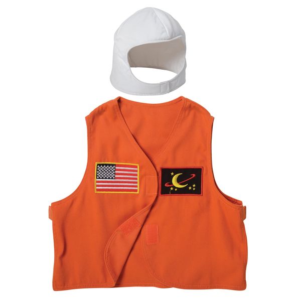 Cre8tive Minds Toddler Dress-Up Vests & Hats Astronaut, Multicolor