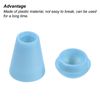 PATIKIL Bell End Stopper, 20 Pack Cord Rope Lock for Drawstring Bag, Light Blue