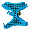 IPuppyone Adjustable Dog Soft Harness Spring Size:Large Color:Blue