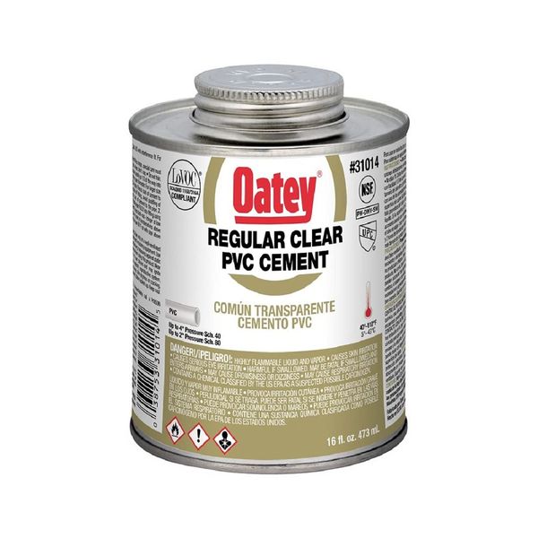 Oatey Oatey-31014, 16 oz, Clear