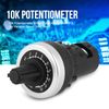 10k Potentiometer Panel Mount VSD VFD Rotary Potentiometer Inverter Converter Potentiometer Switch for Variable Speed Drive Invert