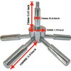 5 Spoke Safe Handle Replacement for Most Gun Safe Depository Safes Home box