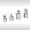 Dunnet Tools 4 Piece Socket Adapter Set Converter Set Ratchet Socket Reducer Set 1/2" 1/4" 3/8" Hand Tools Ratchet Adapter Socket Set Mechanics Tools Set