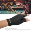 Billiards Pool Gloves, Universal Polyurethane Pool Cue Gloves for Right Hand (Black)