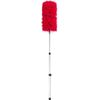Telescopic Microfiber Duster w/ Extension Pole, Scratch Free (Red)