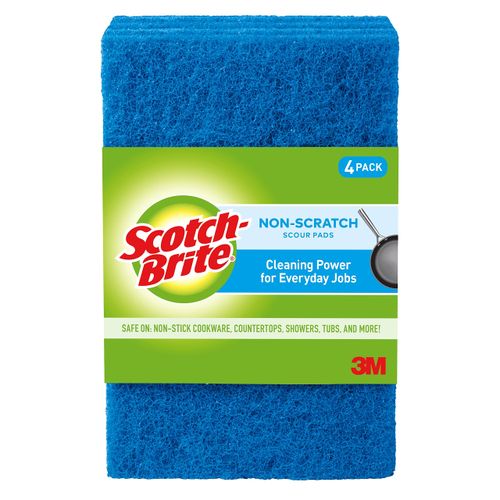 Scotch-Brite Non-Scratch Scour Pads, Scouring Pads for Kitchen and Dish Cleaning, 48 Pads