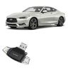 BoxWave Smart Gadget Compatible with Infiniti 2020 Q60 Display (Upper 8 in) - AllReader SD Card Reader, microSD Card Reader SD Compact USB - Jet Black