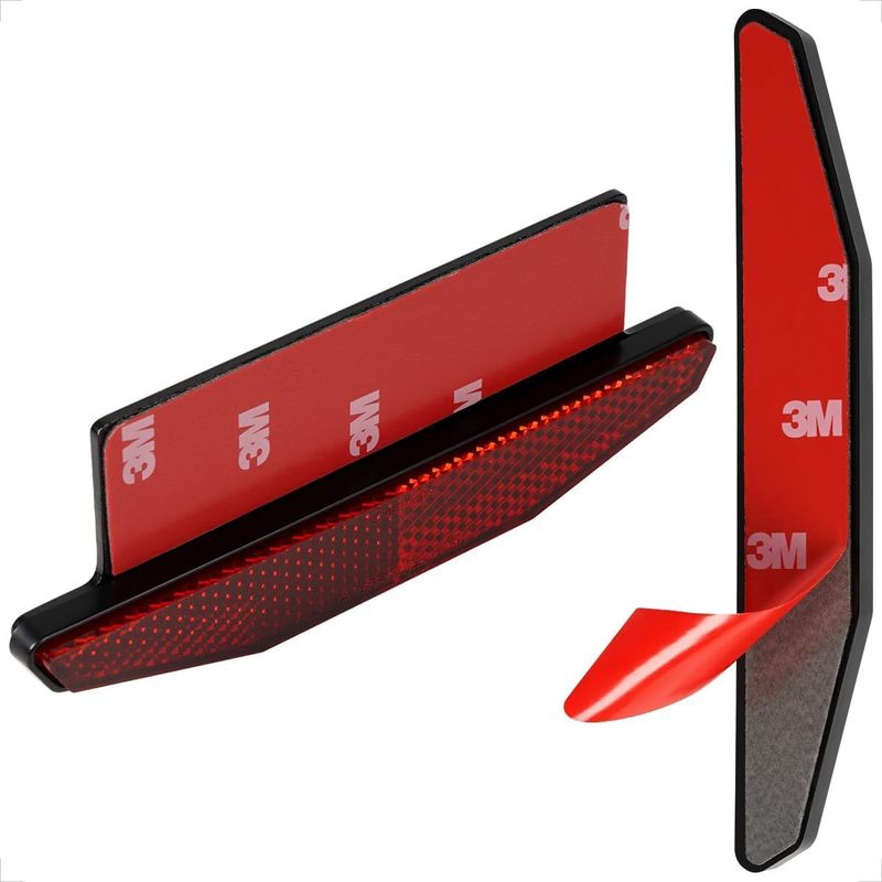 evermotor Reflector Motorcycle E-mark Trapezoidal Rear Reflectors - Cat ...