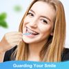 150 Count Mild Mint Braces Flossers for Adults & Kids, Orthodontic Flossers for Braces Fit Under Arch Wire, Dental Floss Picks for Braces with Floss Dispenser, Gentle Teeth Cleaning, 50 Count(3 Pack)