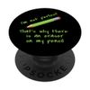 Not Perfect Why Pencils Have Erasers Sarcastic Fun Silly PopSockets Swappable PopGrip