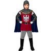 Widmann 08405 Kinderkostüm Ritter Children's Knight Costume, Solid, Red, 116